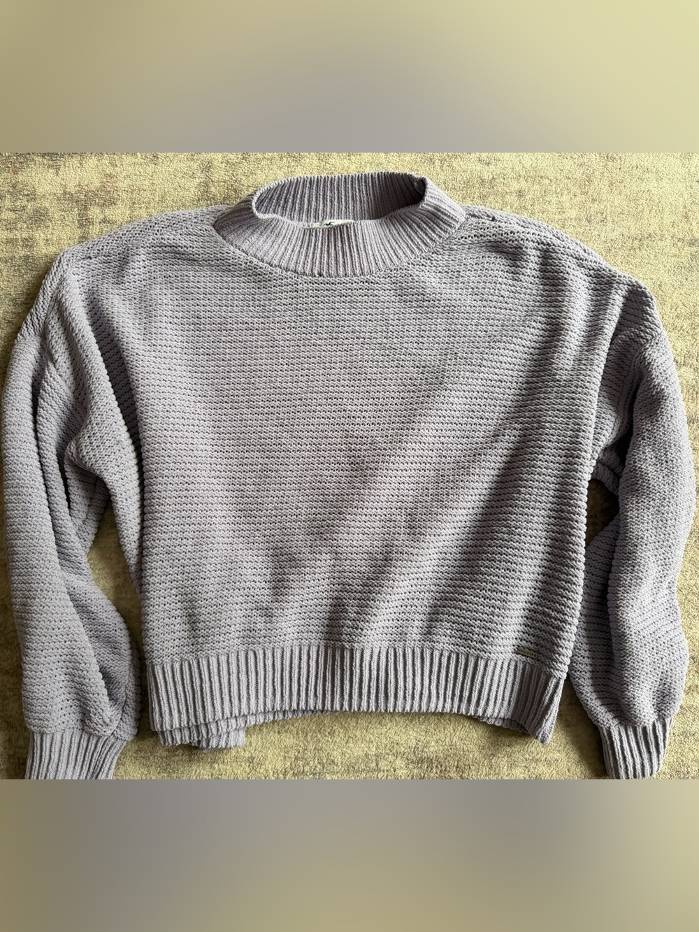 Classic Crewneck Women’s Sweater in Light Purple